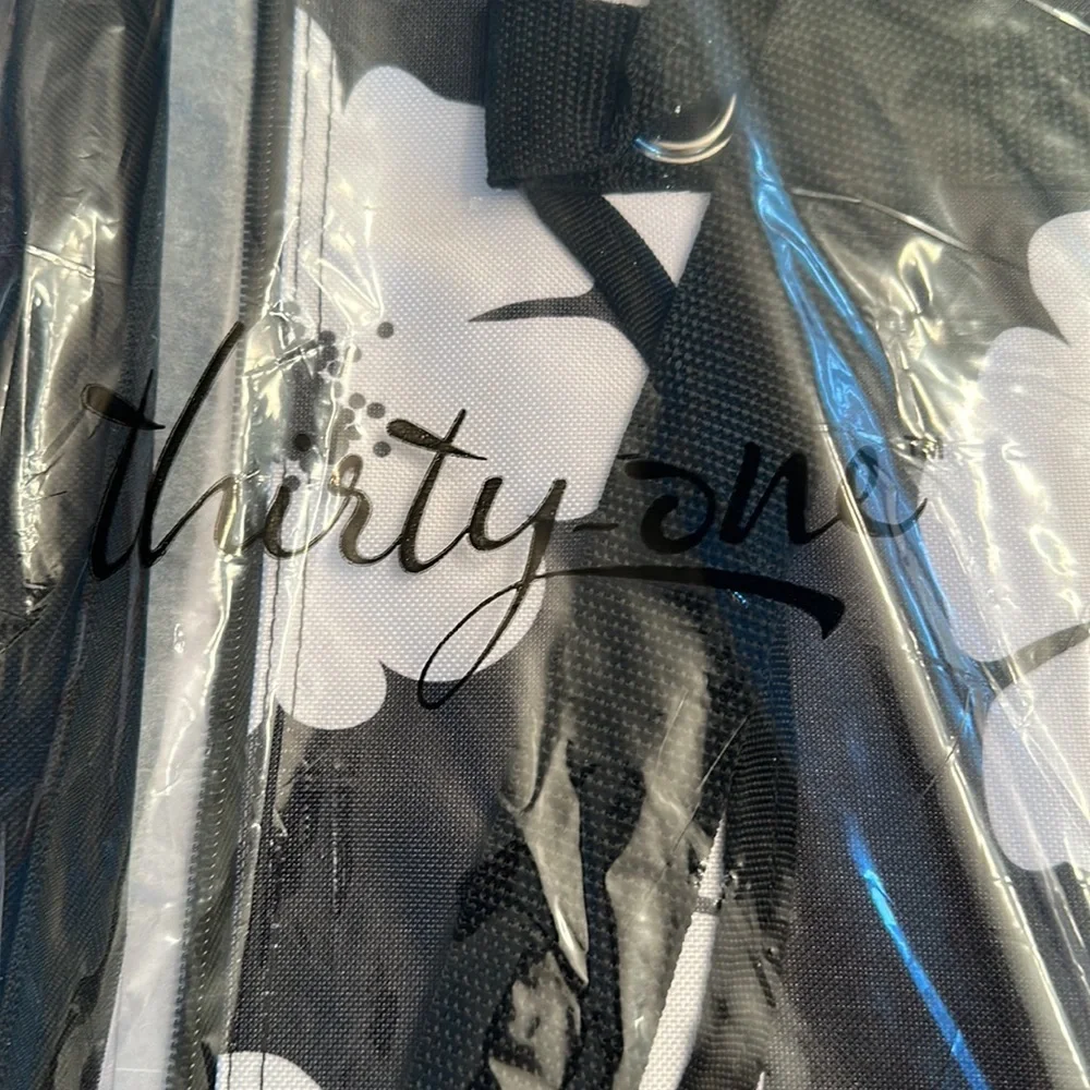 NWT Thirty-one All Day Organizing Tote In White Poppy - Picture 4 of 7